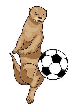 Otter Soccer player Soccer