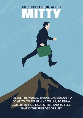 The Secret Life of Walter Mitty Poster