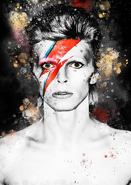 David Bowie Ziggy Stardust Portrait