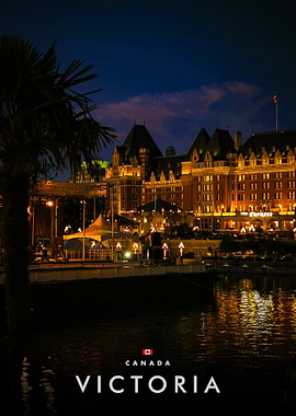 Victoria Canada at Night