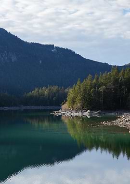 View of Lake Eibsee