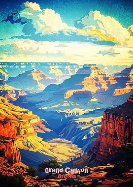 Grand Canyon Arizona Landscape Poster