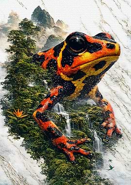 Vibrant Frog Wetland Seeker