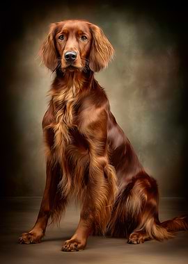 Irish Setter Portrait