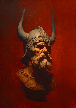Viking Warrior Bust
