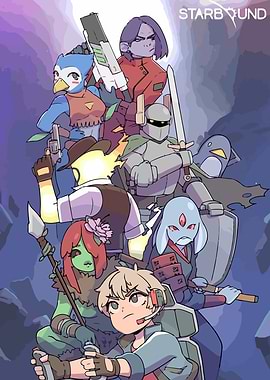 Starbound Characters Group