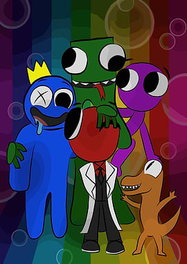 Rainbow Friends Characters Group