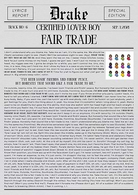 Drake Fair Trade Lyrics