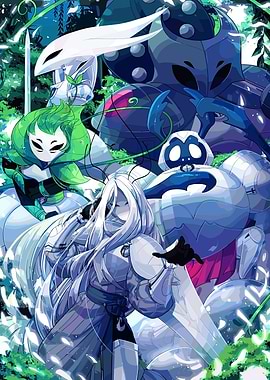 Hollow Knight Characters in Forest