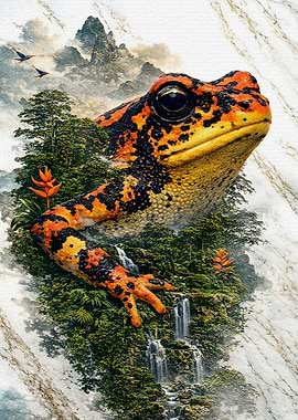 Frog Landscape Marsh Listener