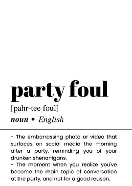 Party Foul Definition