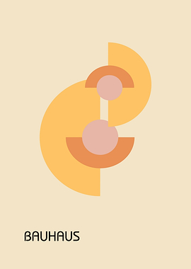 Bauhaus Abstract Geometric Design