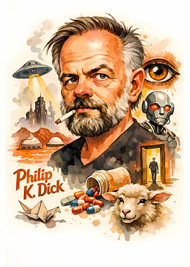 Philip K. Dick Portrait