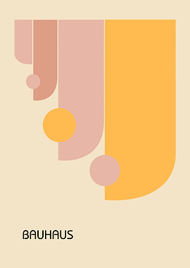 Bauhaus Abstract Geometric Design