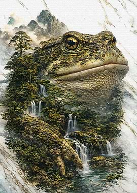 Surreal Toad Bog Spirit