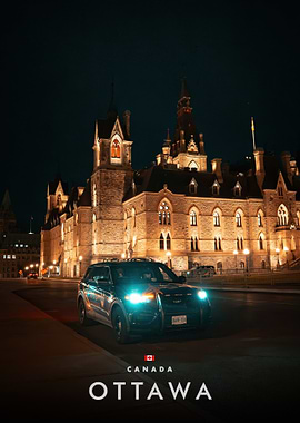 Ottawa Parliament Building at Night