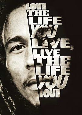 Bob Marley Quote Poster