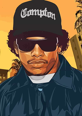 Eazy-E Compton Portrait