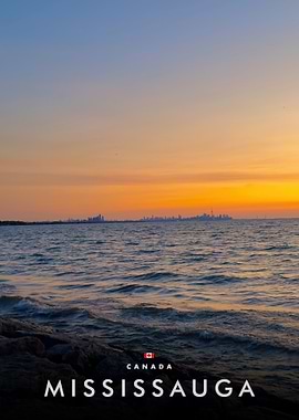 Mississauga Skyline at Sunset