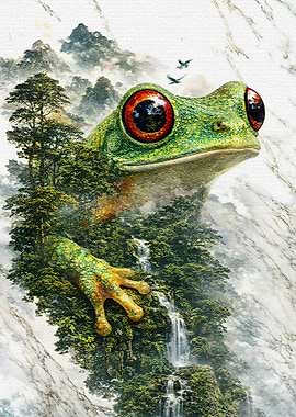 Green Frog of the Rushes