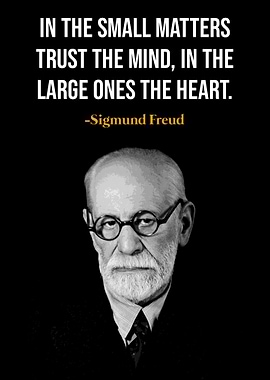 Sigmund Freud quote poster