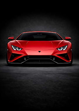 Sports Car Poster – Automotive Wall Art for Garage