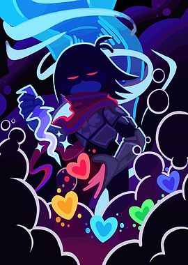 Kris Holding a Glowing Knife