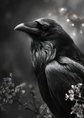 Close-up of a Raven