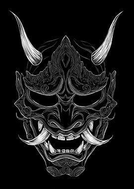 Japanese Oni Mask