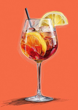 Aperol Spritz Cocktail