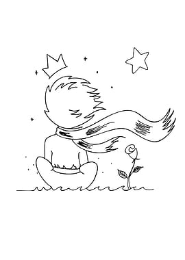 The Little Prince and his Rose