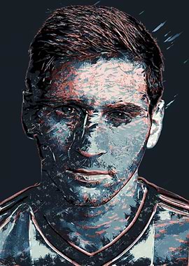 Lionel Messi Abstract Portrait