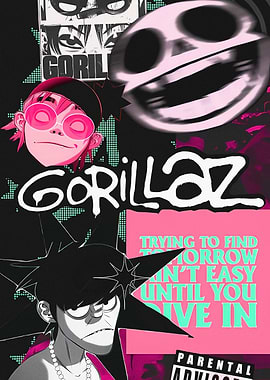 Gorillaz Band Poster