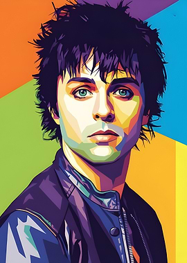 Pop Art Portrait of Billie Joe Armstrong