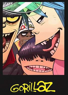 Gorillaz Band Members Close-Up