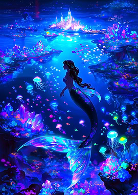 Neon Mermaid Realm