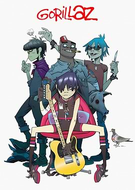 Gorillaz Band Poster