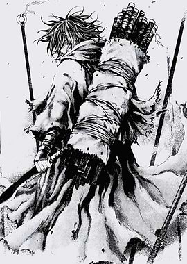 Warrior with Quiver and Staff