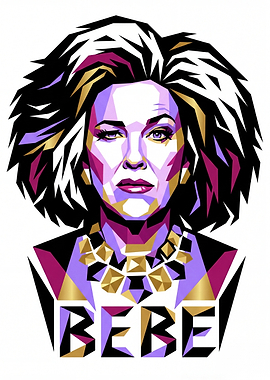 Pop Art Portrait of Catherine O'Hara as Moira Rose