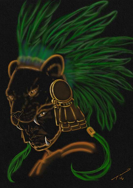 Aztec Jaguar Warrior