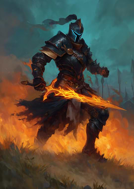 Fiery Knight