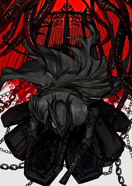 Hunter with Chains and Gate