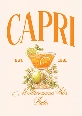 Capri Mediterranean Isles Italia Cocktail