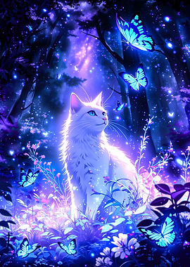 Lunar Garden Cat