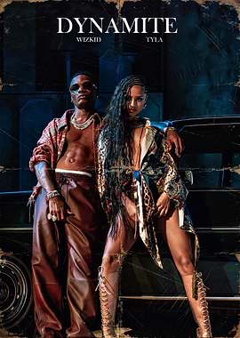 Wizkid and Tyla 'Dynamite' poster
