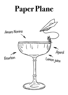 Paper Plane Cocktail Recipe