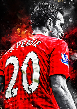 Robin van Persie Football Art