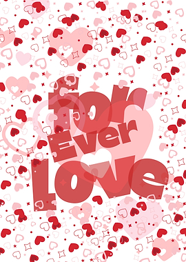 Forever Love Text Art