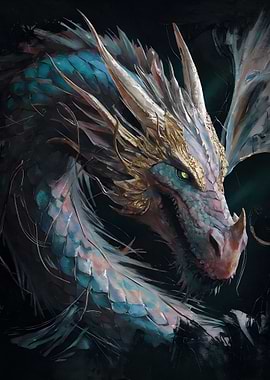Majestic Dragon Portrait