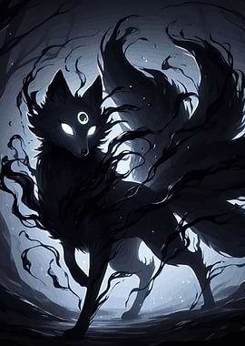 Mystical Nine-Tailed Fox Spirit